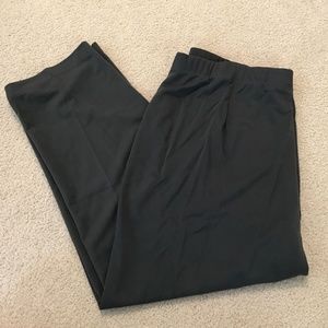 Susan Graver army green comfort pants - womens 2XP